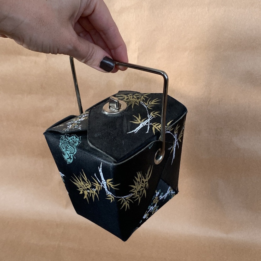 Fabric Take Out Container Box Purse